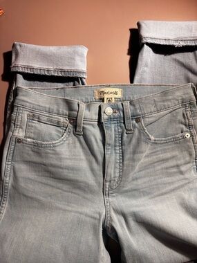 Madewell Faded Blue Straight-Leg Jeans